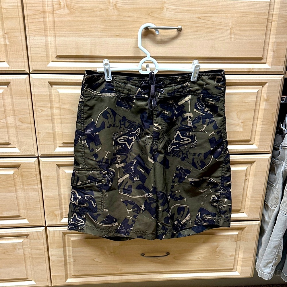 Camouflage Alpine Stars swim trunks